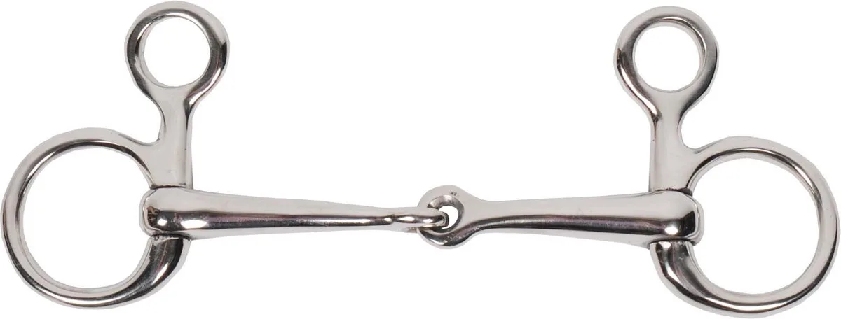 Baucher Enkel Gebroken Bit - Maat: 13,5 - RVS de Pagony en Argent – photo produit