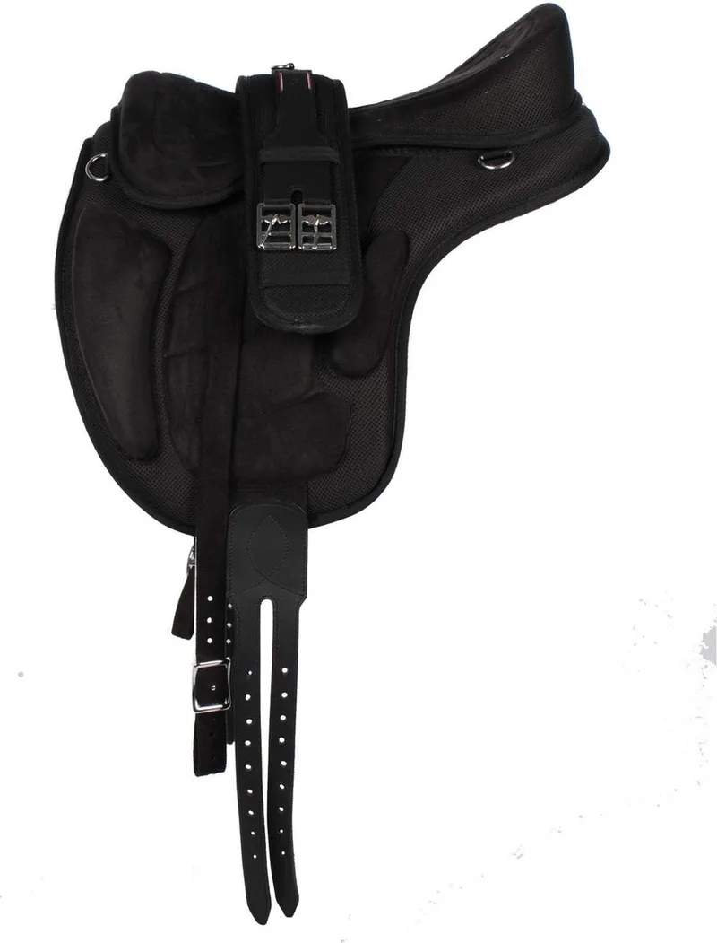 Boomloos Zadel Compleet - Maat: 15 Inch - Kunststof de Pagony en Noir – photo produit