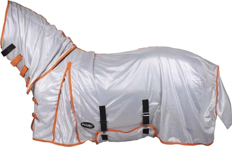 Buikflap Plus Flycooler - Paardendeken - Maat: 165 - Polyamide von Pagony in Silber – Produktfoto