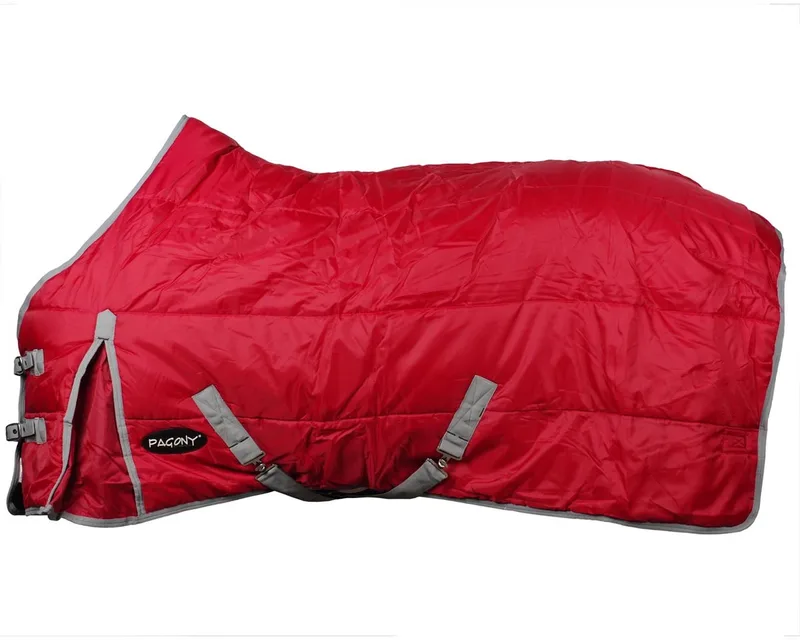Deluxe II Staldeken - Paardendeken - Maat: 155 - Polyester by Pagony in Red – product photo