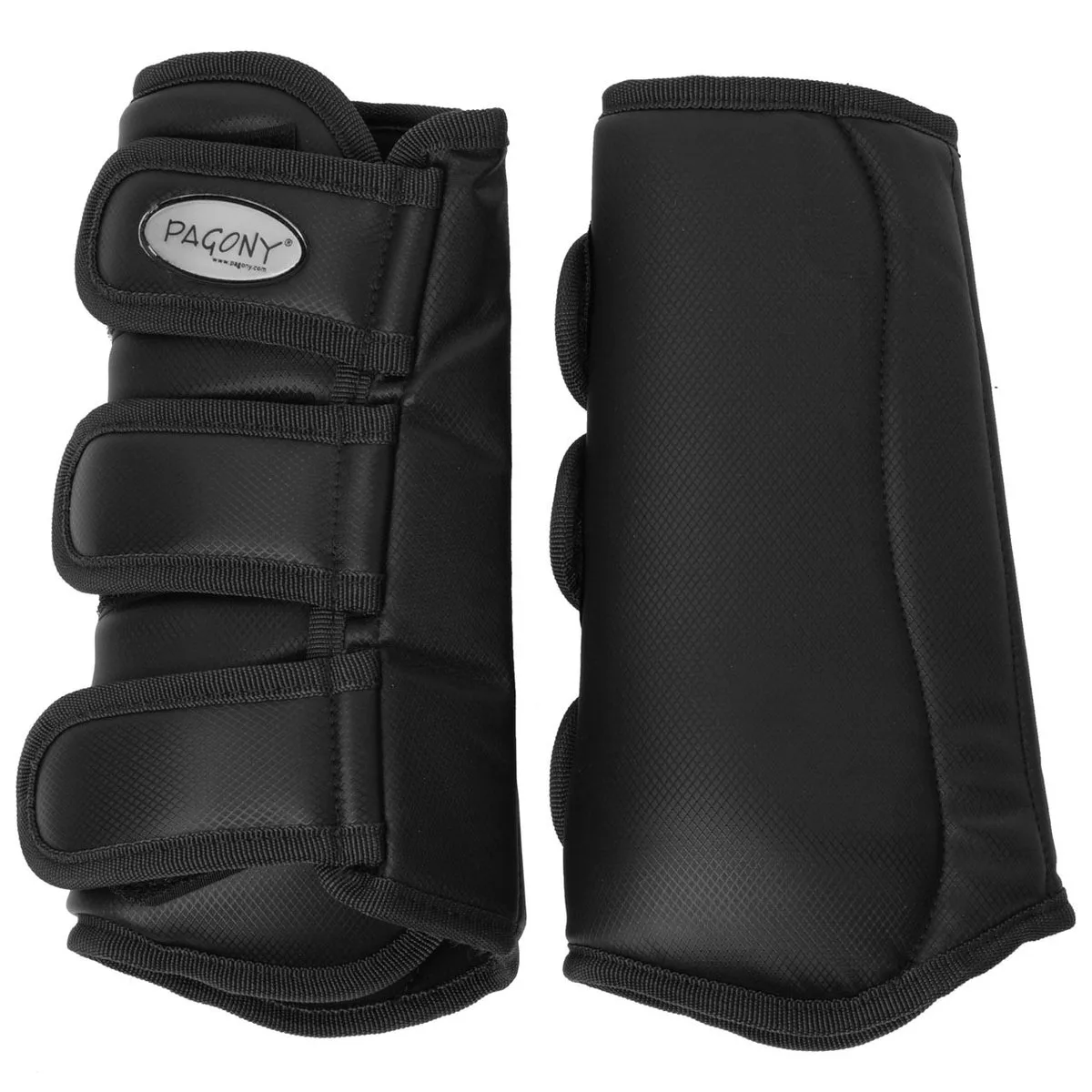 Dressage Boots Achter - Maat: Full - Kunstleer de Pagony en Noir – photo produit