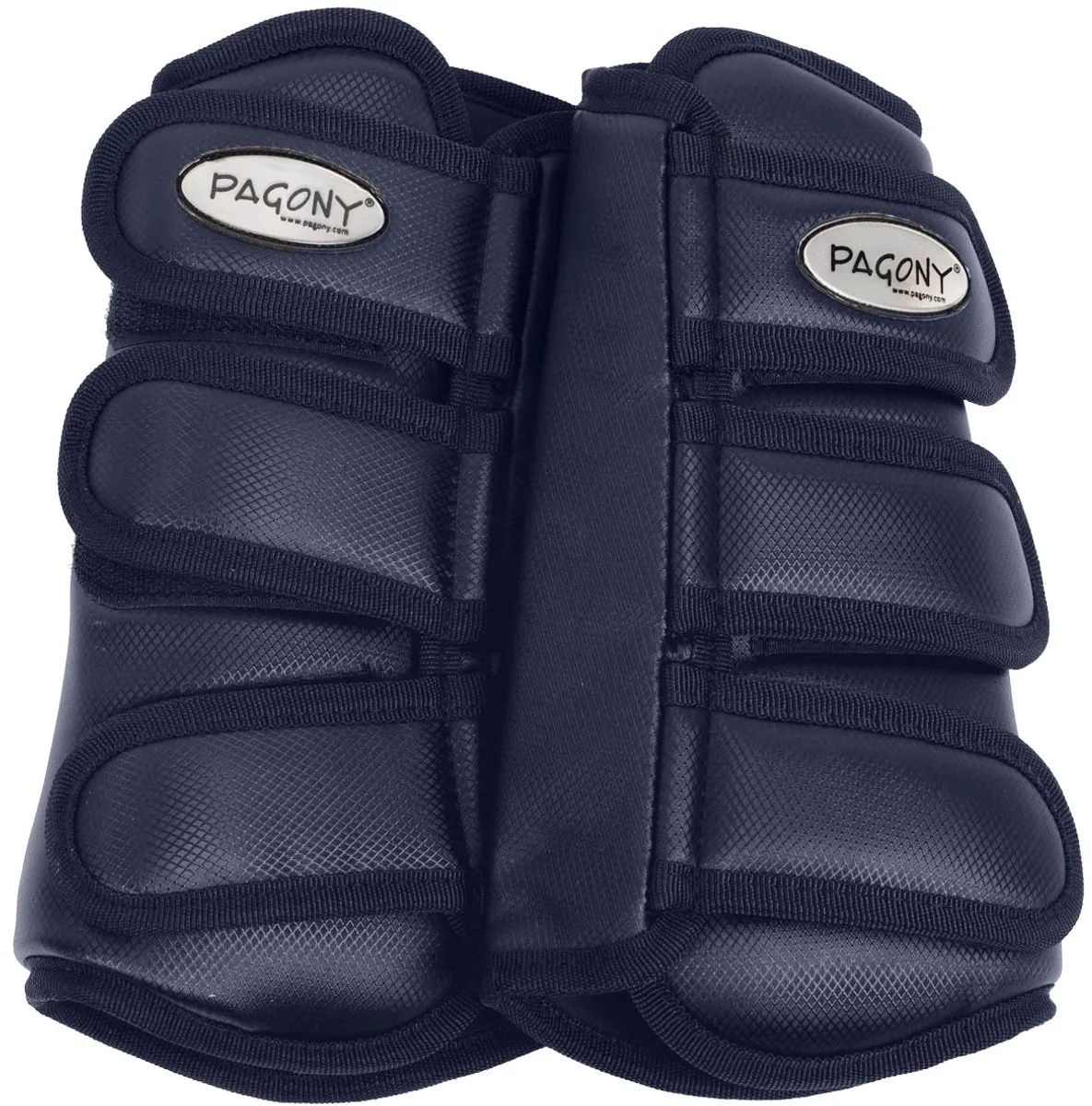 Dressage Boots Voor - Maat: Cob - Kunstleer de Pagony en Bleu foncé – photo produit