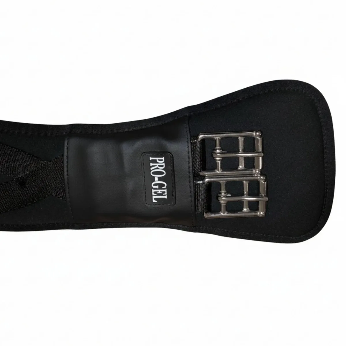 Dressuursingel Curved Memory Foam - Maat: 45 - Kunstleer de Pagony en Noir – photo produit