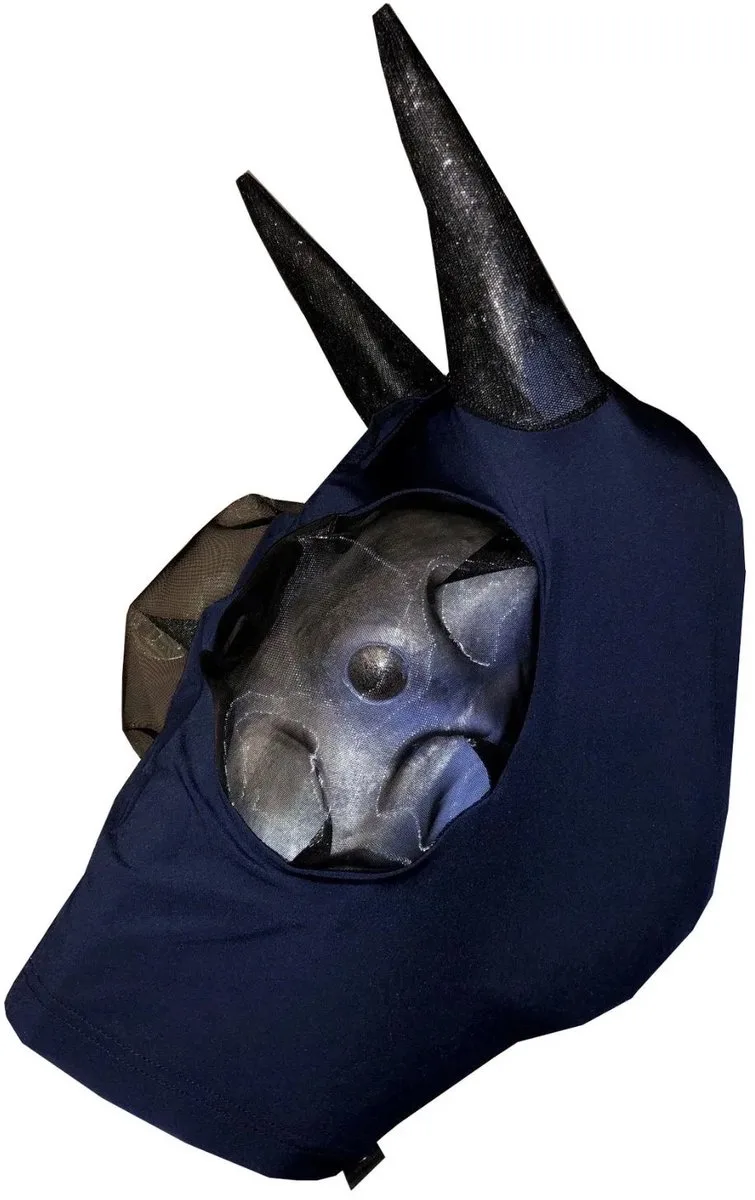 Easyfit Vliegenmasker Met Rits - Maat: S - Donkerblauw - Polyamide von Pagony – Produktfoto