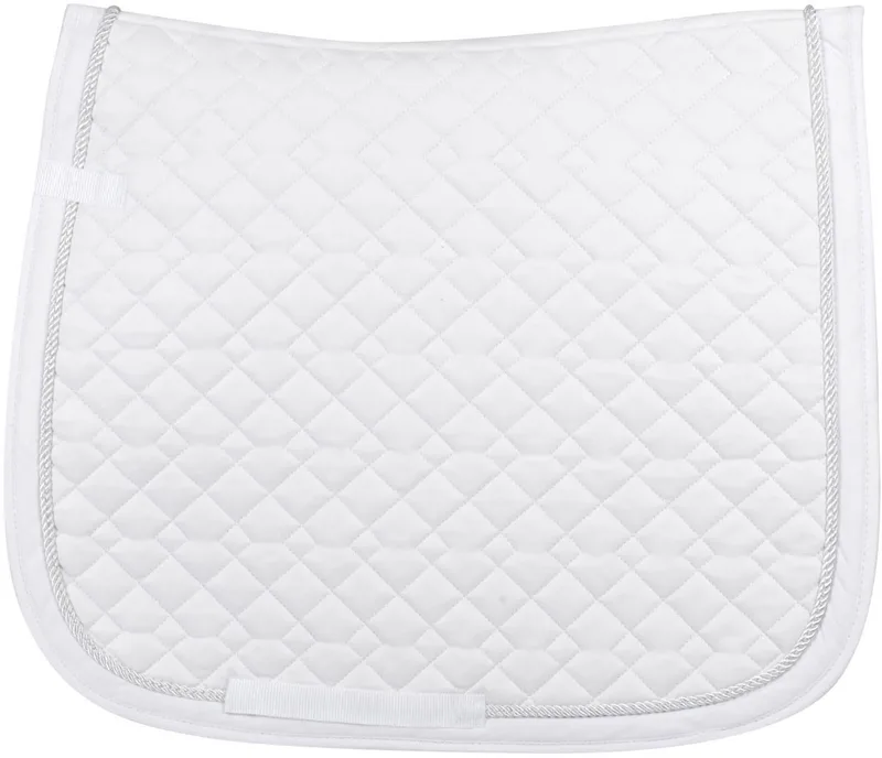 Elegance Zadeldek - Maat: Cob - Katoen by Pagony in White – product photo