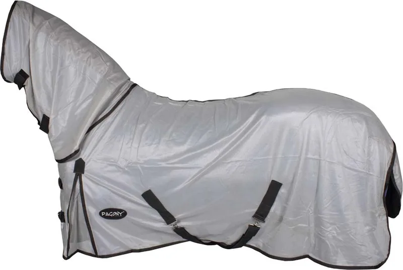 Flycooler Plus Vliegendeken - Paardendeken - Maat: 215 - Polyamide de Pagony en Argent – photo produit