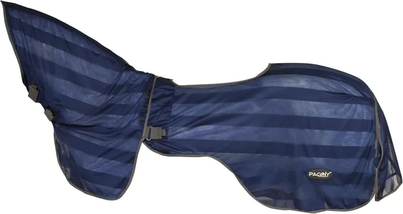 Flyrider Vliegendeken - Paardendeken - Maat: Pony - Polyamide de Pagony en Bleu foncé – photo produit