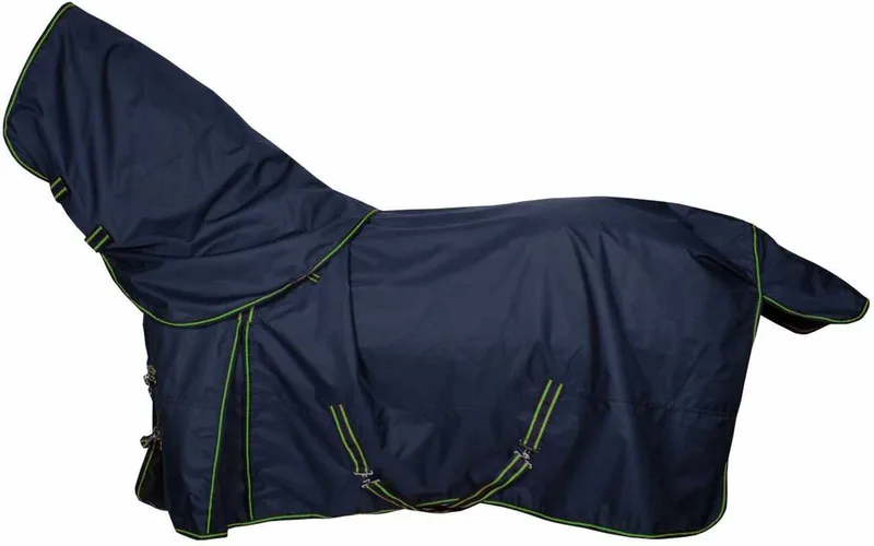 Lloro Outdoordeken 400gr - Paardendeken - Maat: 185 - Polyamide de Pagony en Bleu foncé – photo produit