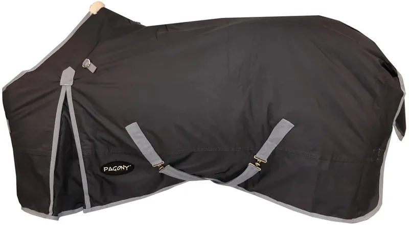 Lloro Outdoordeken Big Neck 200gr - Paardendeken - Maat: 215 - Polyester by Pagony in Dark grey – product photo