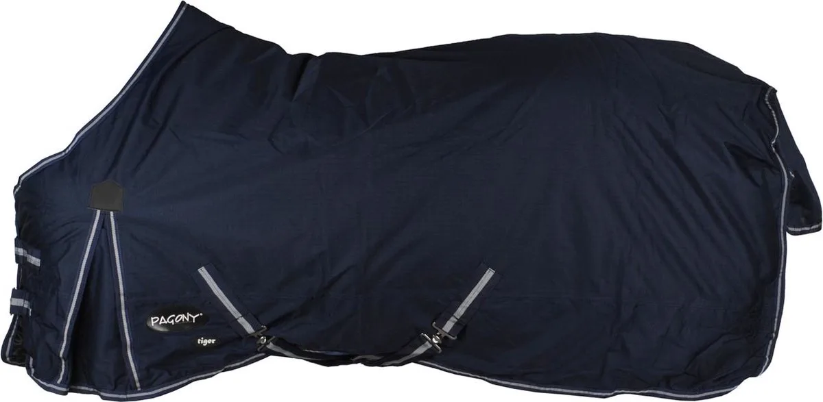 Pony Turnout - Maat: 168 - Polyester by Pagony in Dark blue – product photo