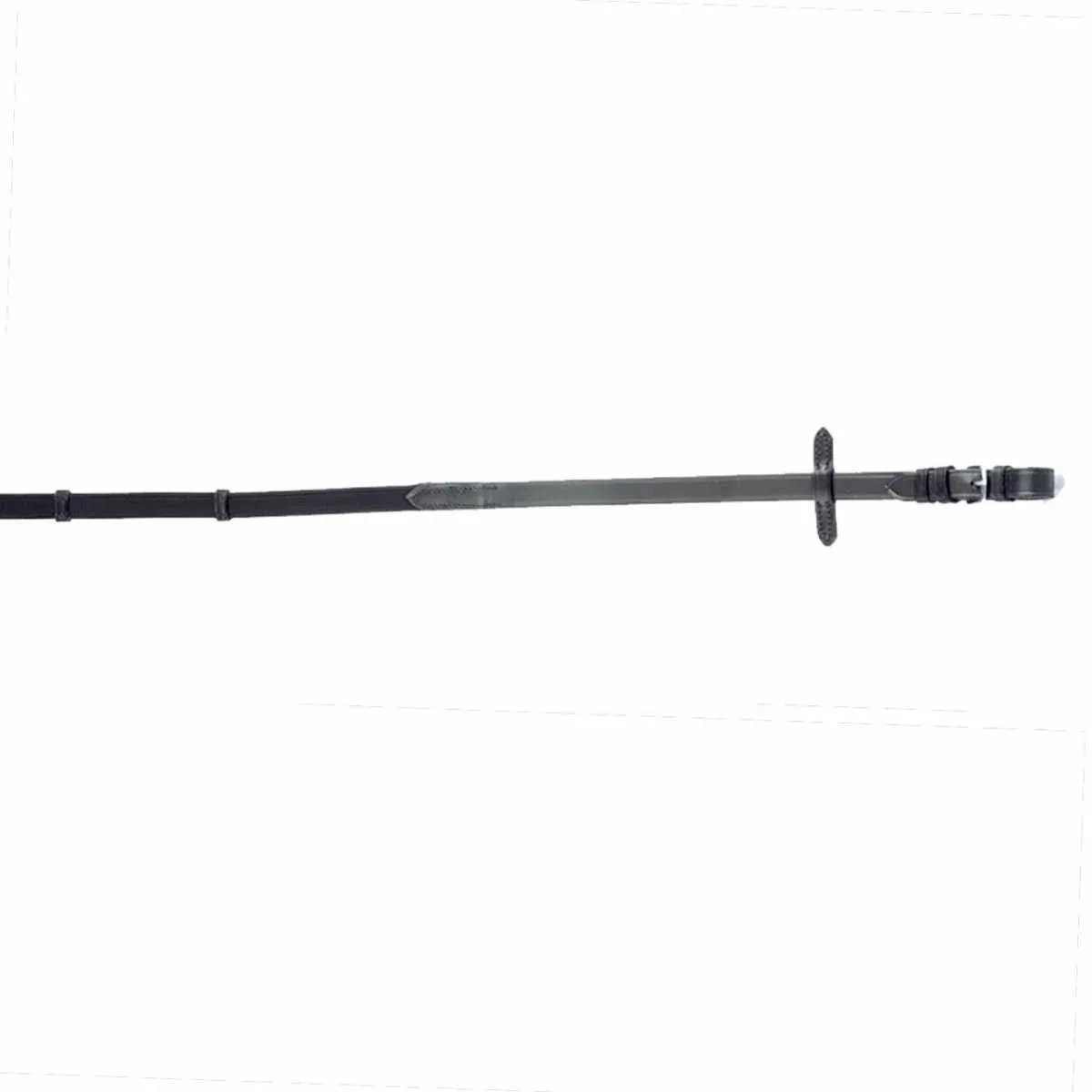Rubber Doorweven Bandteugel - Maat: 1 - Rubber de Pagony en Noir – photo produit