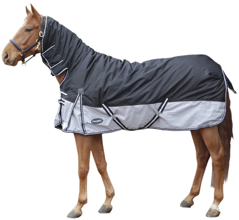 Tiger 400 Full Neck - Paardendeken - Maat: 185 - Nylon de Pagony en Noir – photo produit