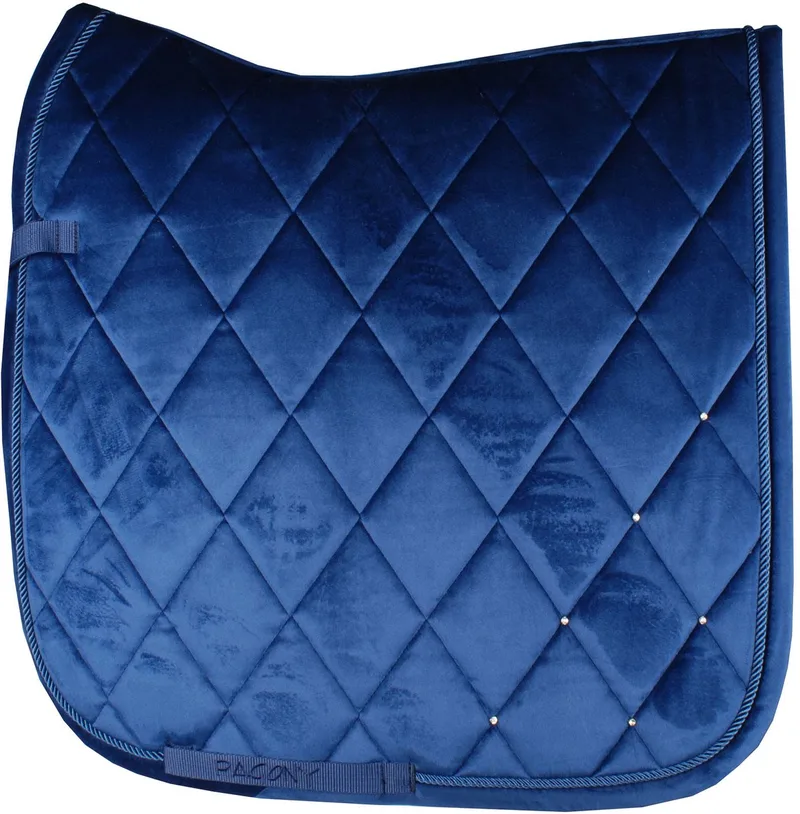 Velours Zadeldek - Maat: Full - Polyester de Pagony en Bleu foncé – photo produit
