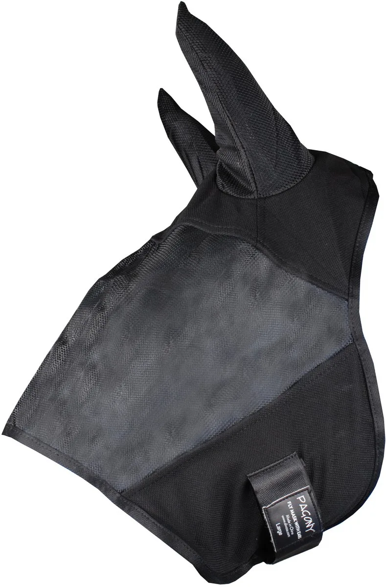 Vliegenmasker Met Oren - Maat: Shetl - Zwart - Polyamide von Pagony – Produktfoto
