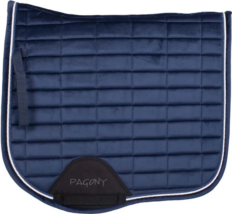 Work Velours Zadeldek - Maat: Full - Polyester by Pagony in Blue – product photo