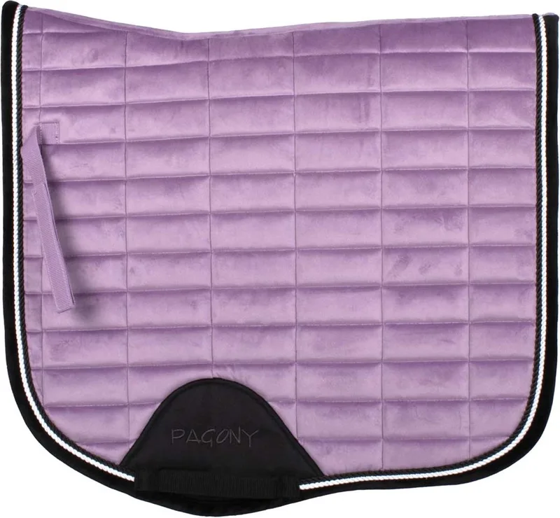 Work Velours Zadeldek - Maat: Full - Polyester by Pagony in Purple – product photo