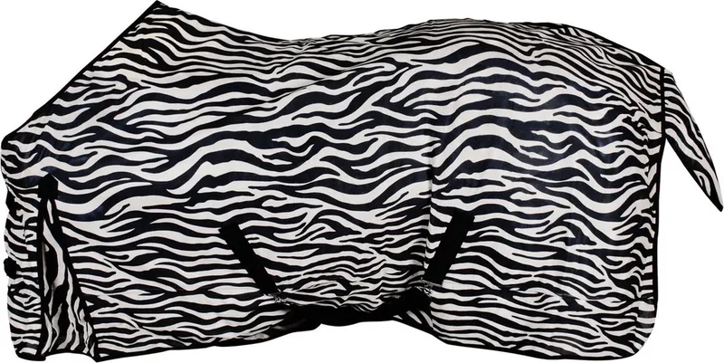 Zebra Flycooler - Paardendeken - Maat: 215 - Polyamide by Pagony in Black, White – product photo