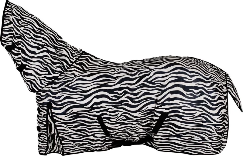 Zebra Flycooler Plus - Paardendeken - Maat: 165 - Polyamide by Pagony in Black, White – product photo
