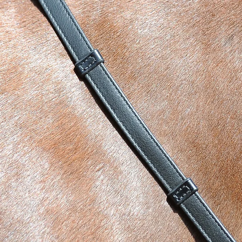 Comfort Leren Teugels Zwart Volledig 140 cm de Passier – photo produit