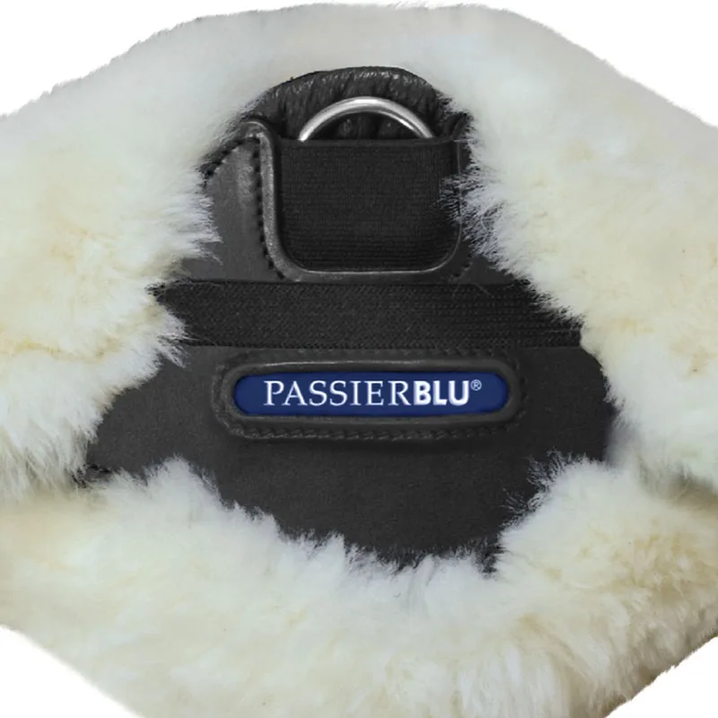 Hoes lamsvel voor Wave singel Naturel - 55cm | Singels paard by Passier in Beige – product photo