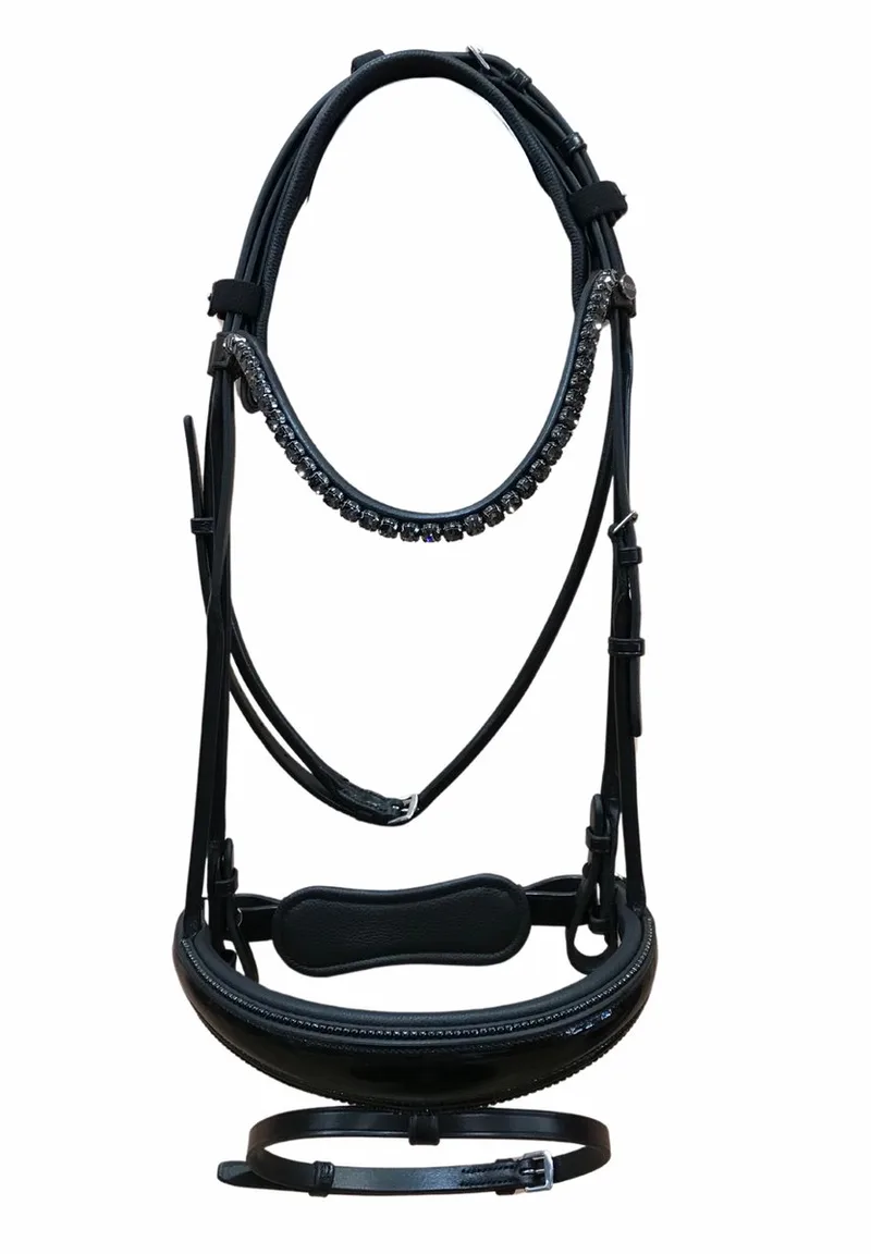 Hoofdstel Harmony limited edition Graphite - Cob | Hoofdstel paard fra Passier i Sort – produktbillede