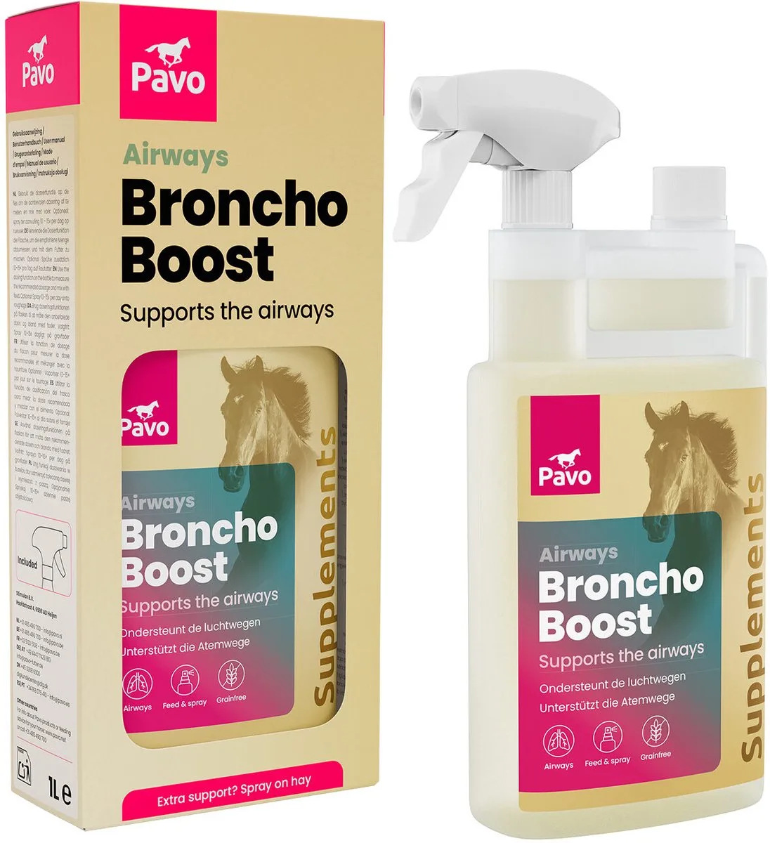 BronchoBoost - 1 l van Pavo – productfoto
