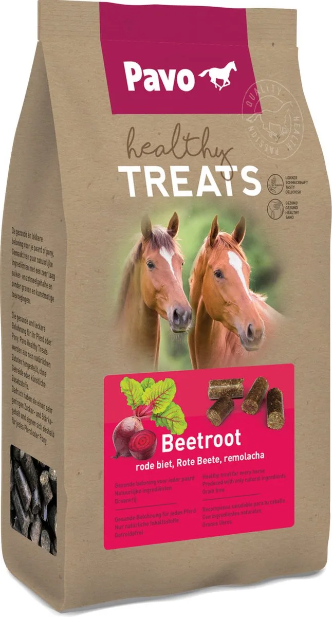 Healty Treats 1 kg - Paardensnack - Rode Biet de Pavo – photo produit
