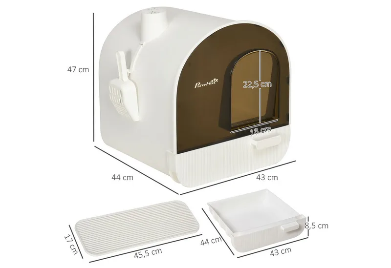 Filterpakket kattenbak D31-050V00 de PawHut – photo produit 3 sur 5