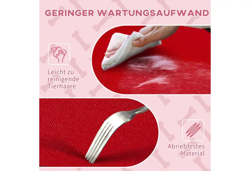 Hondenbed hondenligbed slaapplaats hondenbank hondenmand dierenbed 122 x 92 x 23 cm D04-069 von PawHut in Koffiebruin – Produktfoto 5 von 5