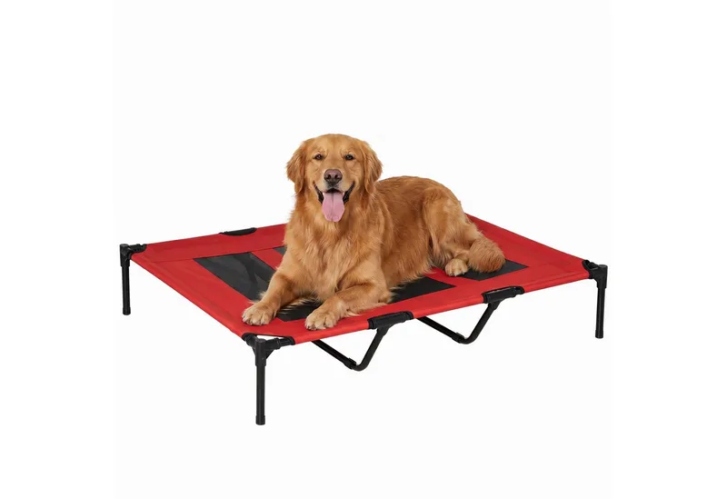 Hondenbed hondenligbed slaapplaats hondenbank hondenmand dierenbed 122 x 92 x 23 cm D04-069 von PawHut in Koffiebruin – Produktfoto 2 von 5