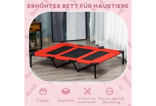 Hondenbed hondenligbed slaapplaats hondenbank hondenmand dierenbed 122 x 92 x 23 cm D04-069 von PawHut in Koffiebruin – Produktfoto 4 von 5