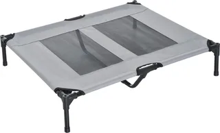 hondenbed - met dak - Ademend - met UV-bescherming de PawHut en Noir – photo produit 1 sur 5