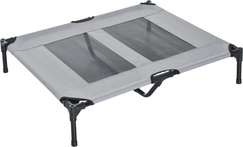 hondenbed - met dak - Ademend - met UV-bescherming de PawHut en Noir – photo produit 1 sur 5
