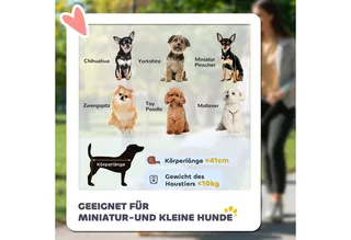 hondenbuggy - met 3 wielen - opvouwbaar - tot 10 kg von PawHut in Rot – Produktfoto 4 von 5