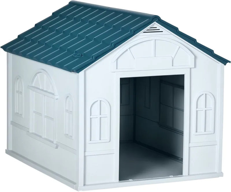 Hondenhok - PP - 84,2 x 98,2 x 82 cm - Blauw de PawHut – photo produit
