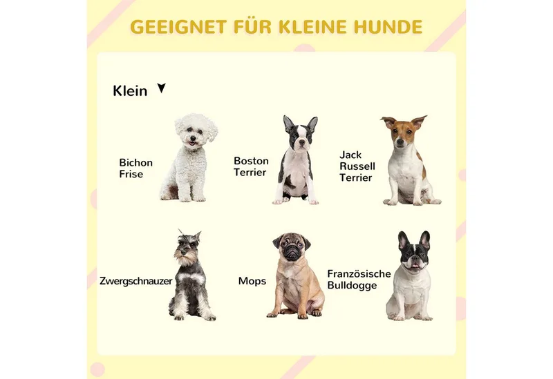 Hondenkennel met terras voor kleinere honden D02-152V00 de PawHut en Orange – photo produit 4 sur 5