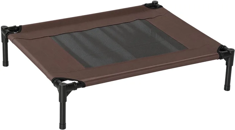 Hondenmand met verhoogd design D04-211 von PawHut in Braun – Produktfoto