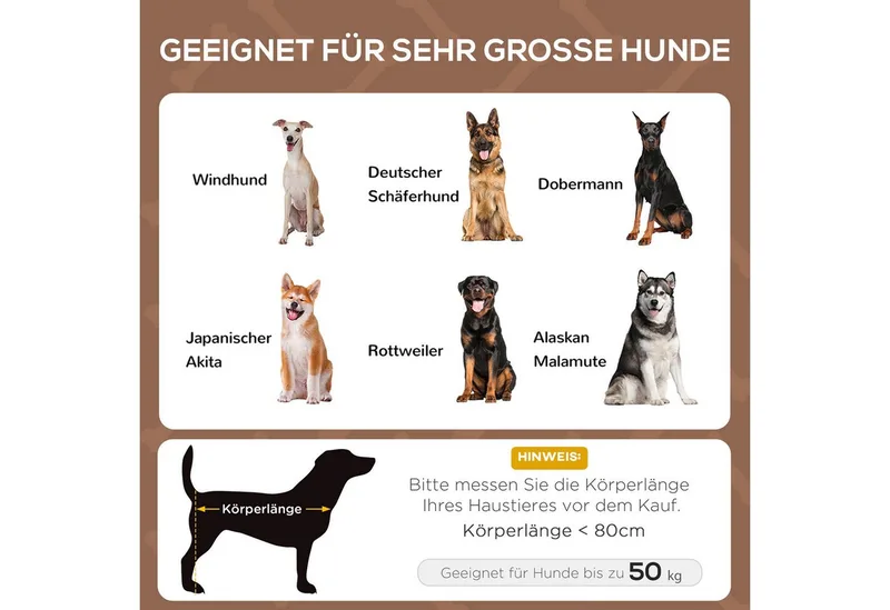 Huisdierenbed met luifel verhoogd hondenbed hondenligbed ademend taft-stof D04-060-1 von PawHut in Braun – Produktfoto 4 von 5