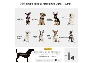 Hundebuggy Haustierwagen mit Regenschutz 2 Sicherheitsleinen Katzenwagen mit Aufbewahrungskorb Klappbar Hundebox für kleine und Miniaturhunde, Oxford från PawHut i Grå – produktbild 4 av 5