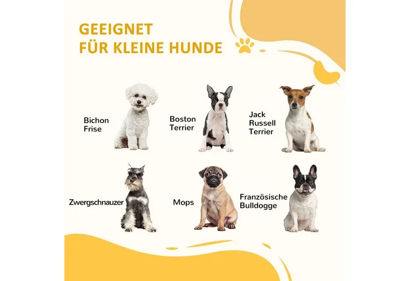 Hundetreppe 3 Stufen, Haustiertreppe mit Seitenwand, Hunderampe für Kleine Hunde bis 10 kg, Kaztentreppe für Sofa, Bett, Rutschfest, Eiche von PawHut in Eiche+Schwarz – Produktfoto 4 von 5