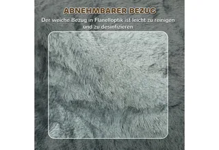 Hundetreppe 3-stufig, 35 cm Katzentreppe für Bett und Sofa, Haustiertreppe für Hunde und Katzen bis 5 kg, Plüschoptik de PawHut en Gris clair – photo produit 5 sur 5