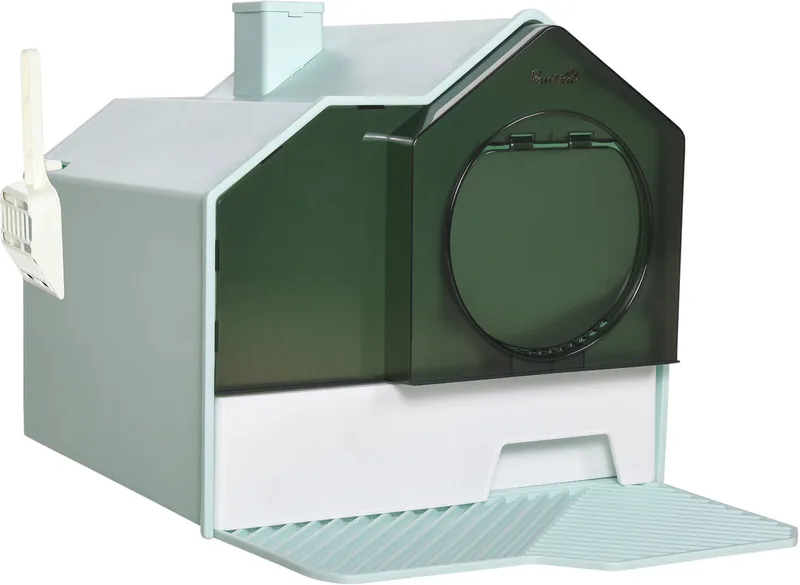 Kattenbak - ABS - 47x45x42cm - Blauw by PawHut – product photo