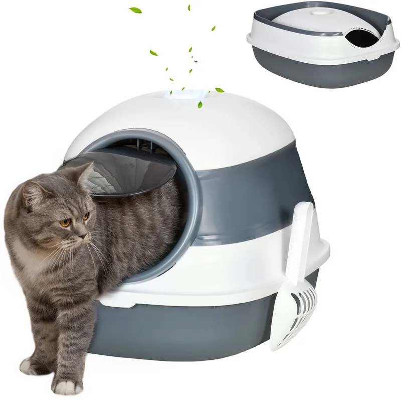 Kattenbak met schep D31-066V00 by PawHut – product photo 1 of 5