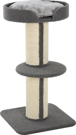 Kattenboom speelboom krabpaal met platform sisal pluche D30-269 de PawHut en Bleu – photo produit 1 sur 5