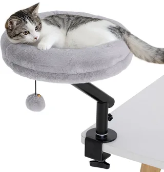 Kattenhuis Polyester, Staal 35L x 35B x 48H cm by PawHut in Grey – product photo 1 of 5