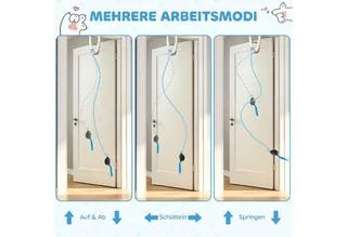 Kattenspeelgoed-ABS-24,1L x 13,8B x 6,6H cm-Wit by PawHut in White, Blue – product photo 4 of 5
