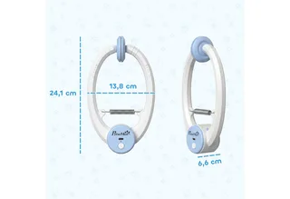 Kattenspeelgoed-ABS-24,1L x 13,8B x 6,6H cm-Wit by PawHut in White, Blue – product photo 3 of 5