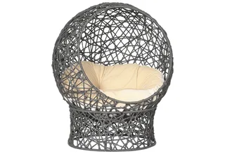 Katzenkorb mit Kissen D30-104V02 by PawHut in Grey, Beige – product photo 2 of 5