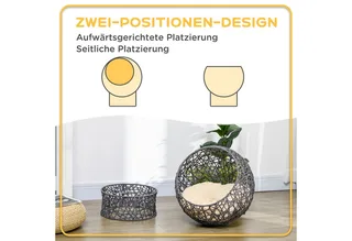 Katzenkorb mit Kissen D30-104V02 by PawHut in Grey, Beige – product photo 4 of 5
