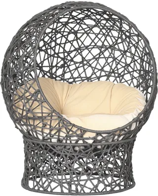 Katzenkorb mit Kissen D30-104V02 by PawHut in Grey, Beige – product photo 1 of 5